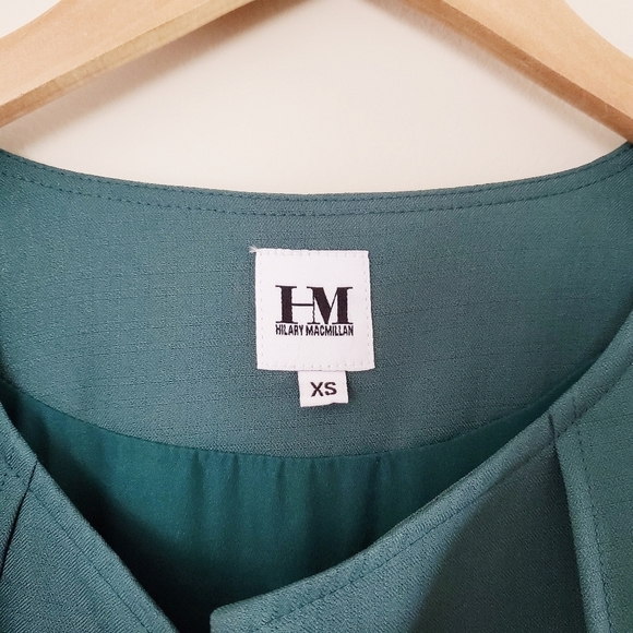 HILARY MacMillan Classic Long Belted Trench Coat Women's XS - Picture 2 of 10